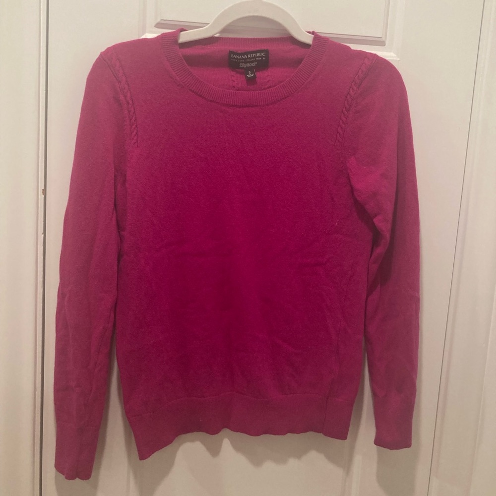 Cute, comfortable and colorful sweater from Banana Republic!